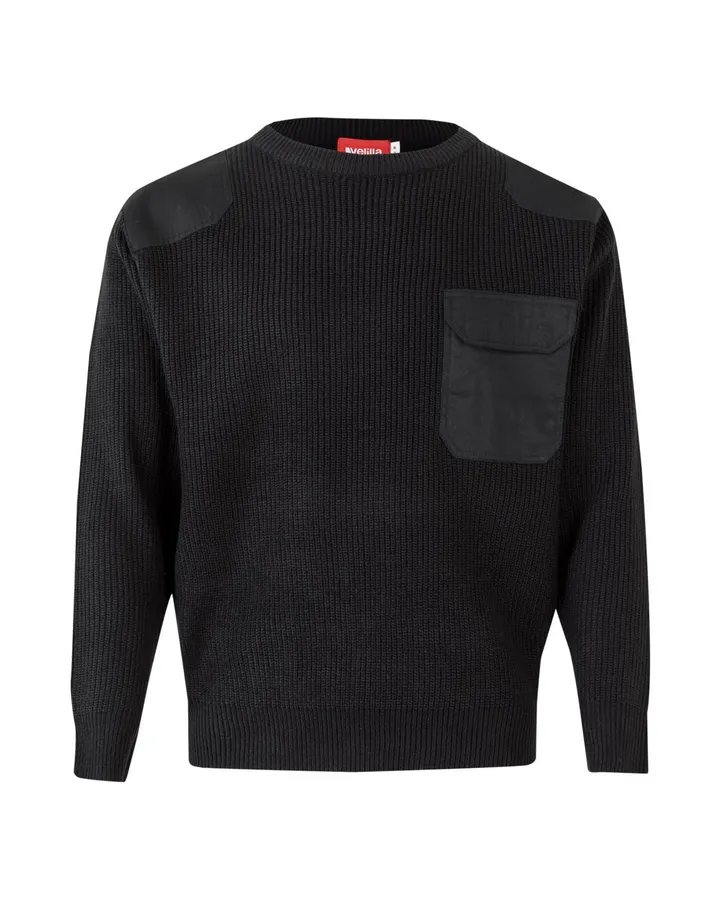 Pull en grosse maille, col rond