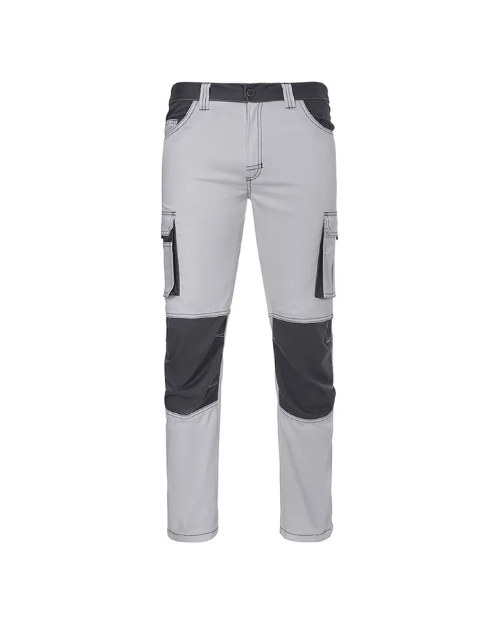 Pantalon stretch bicolore