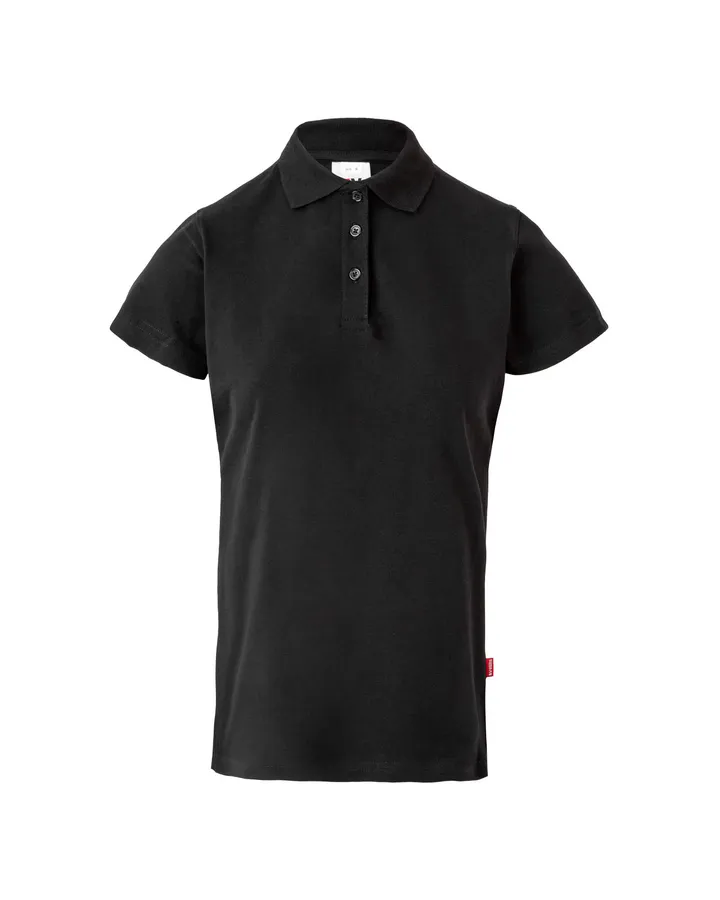 Polo stretch à manches courtes femme