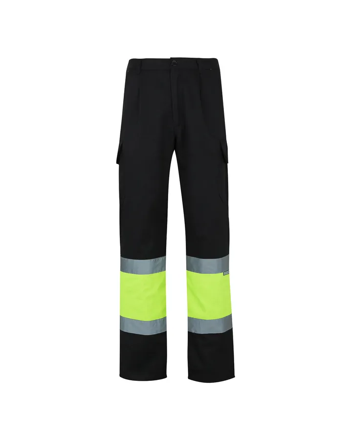 Pantalon bicolore multipoches