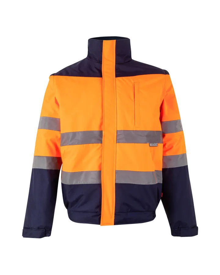 Blouson bicolore matelassé