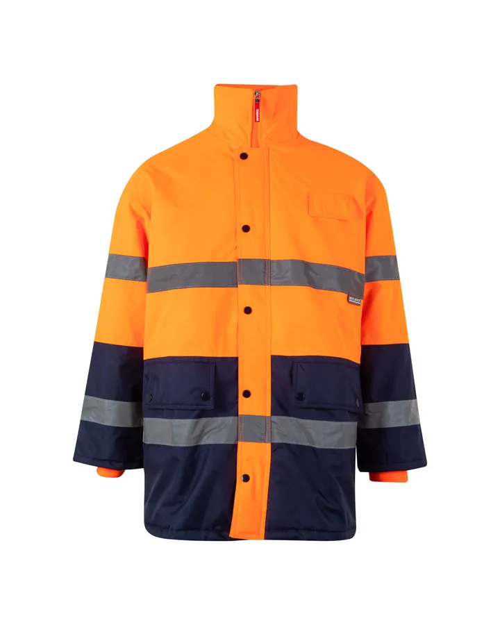 Parka bicolore