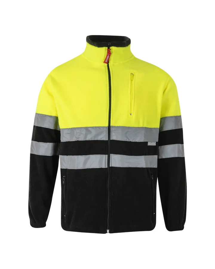 Veste polaire bicolore