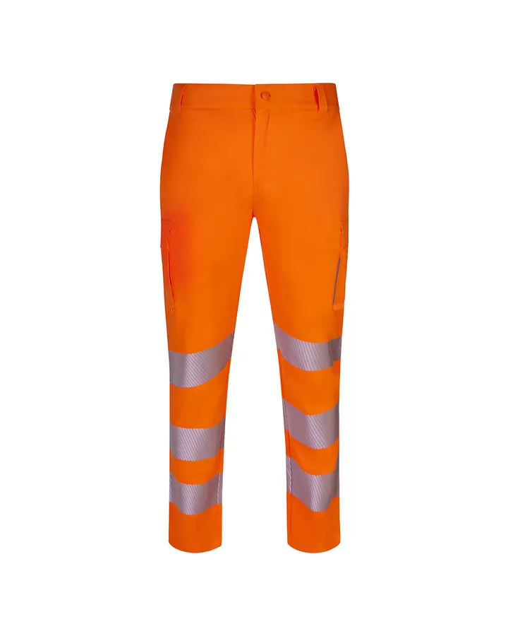 Pantalon stretch recyclé avec bande segmentée