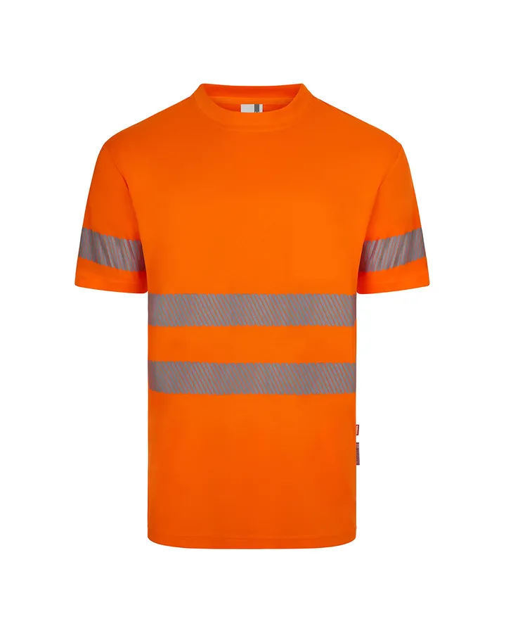 T-shirt polyester recyclé à manches courtes, avec bande segmentée