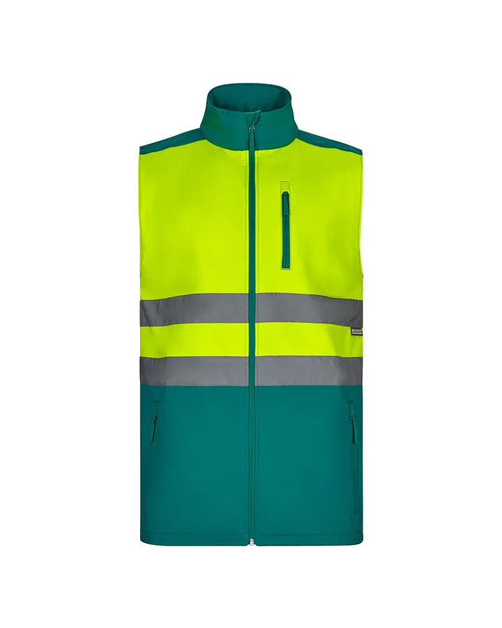 Gilet soft shell bicolore