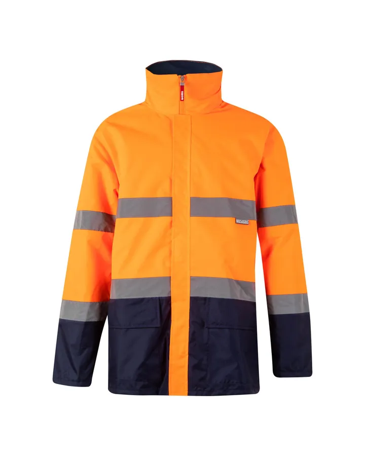 Parka bicolore