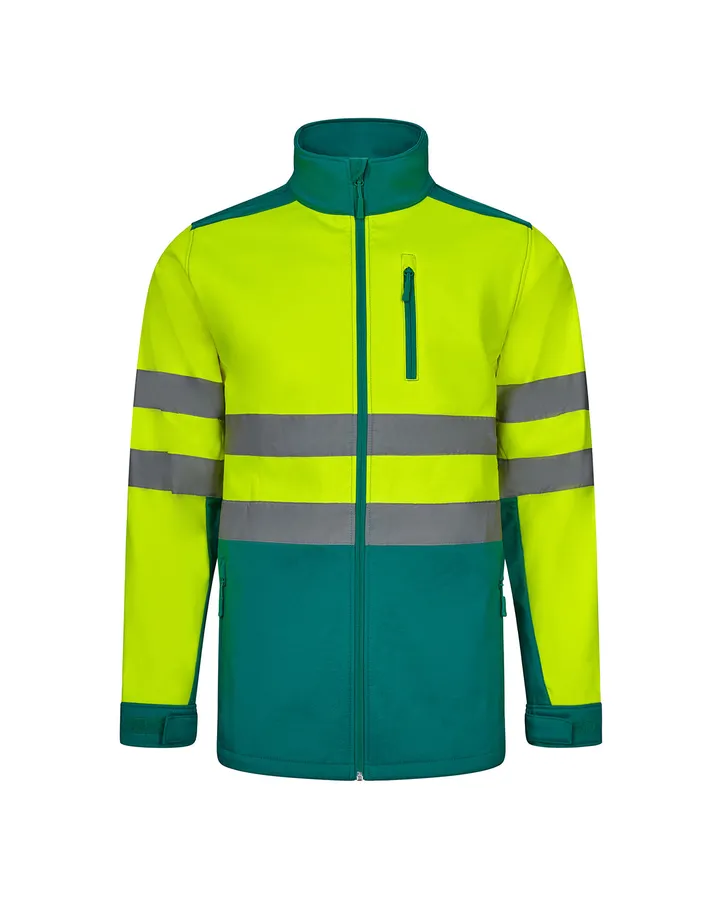 Blouson soft shell bicolore