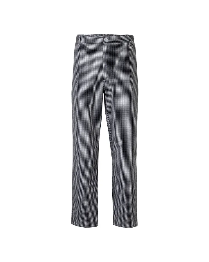 Pantalon de cuisine à carreaux