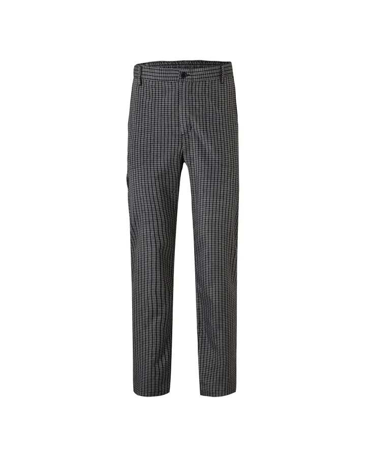 Pantalon de cuisine multipoches à carreaux