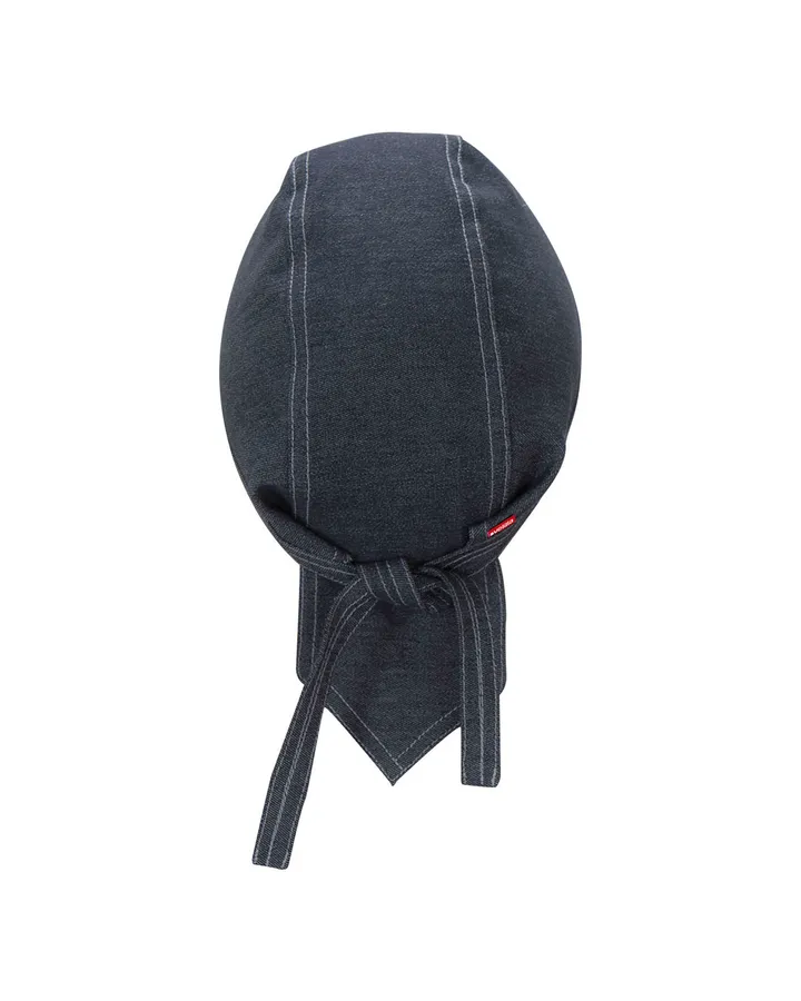 Calot denim avec lacettes