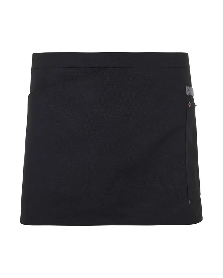 Tablier court bicolore, tissu canvas