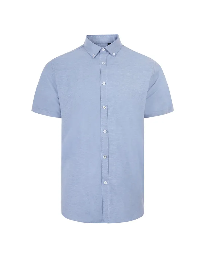 Chemise oxford stretch manches courtes homme