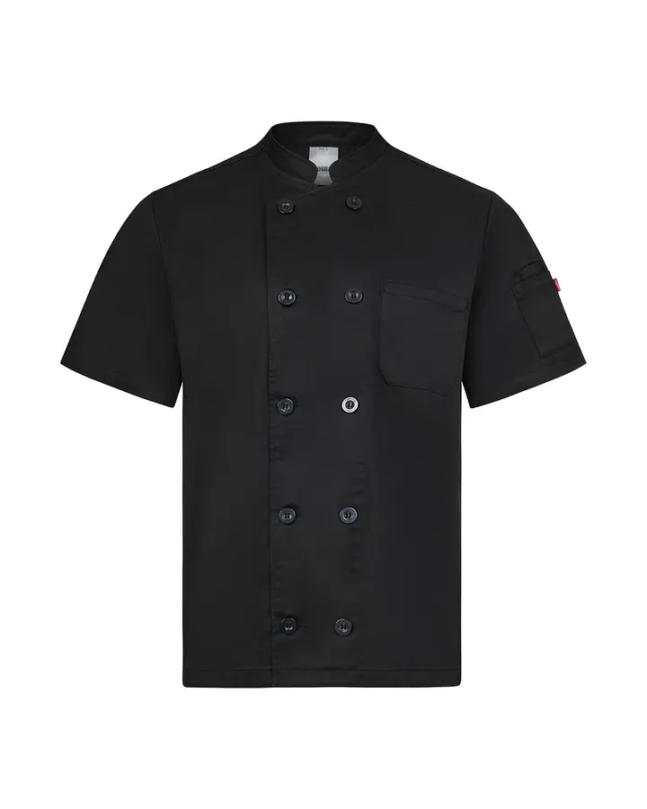 Veste de cuisine à manches courtes
