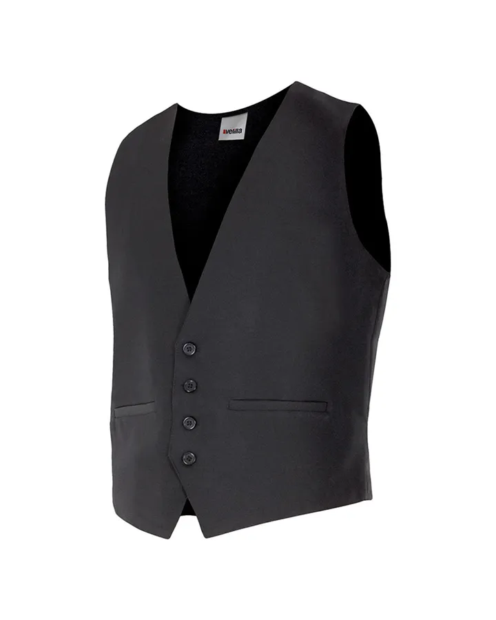 Gilet de service sans manches et sans rabats