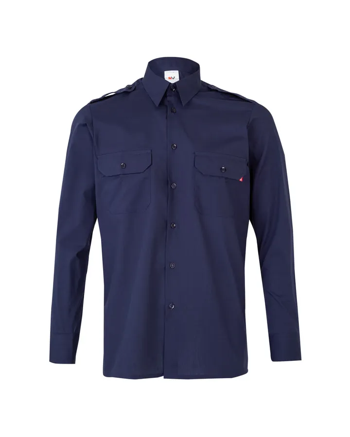 Chemise avec galons à manches longues