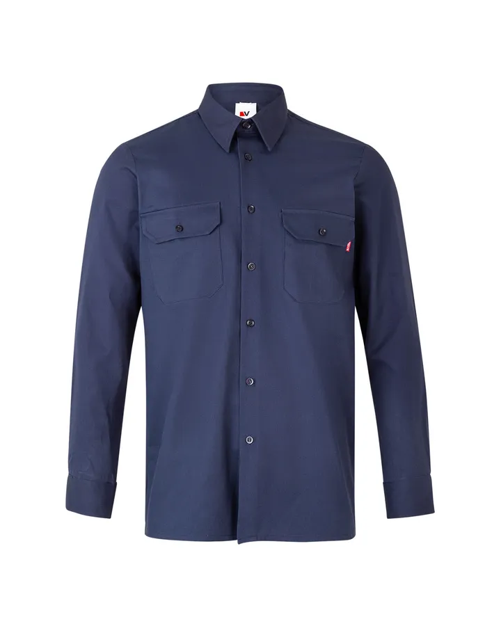 Chemise 100% coton à manches longues