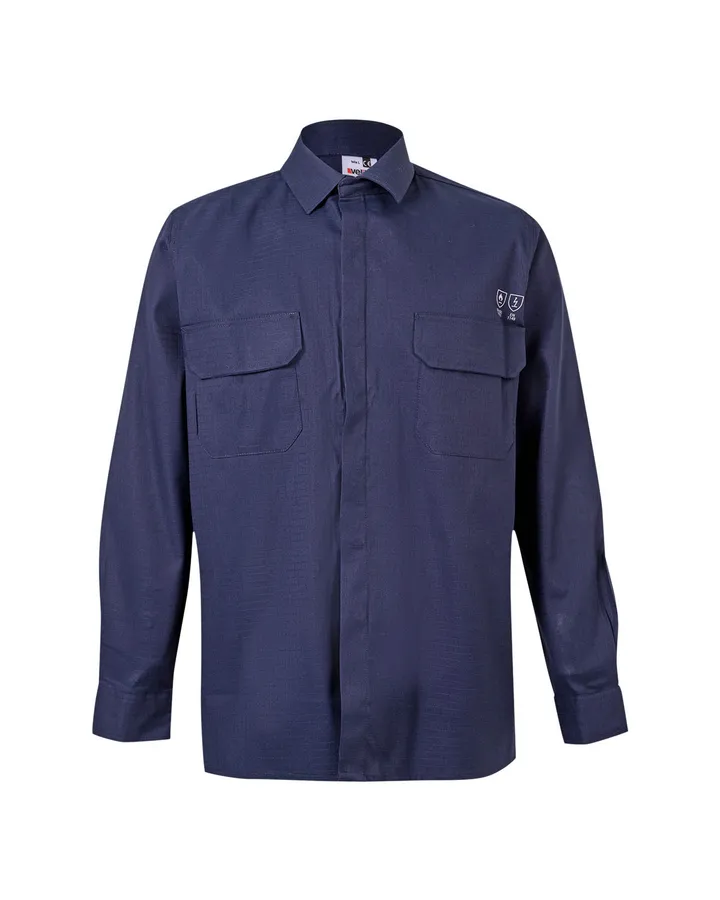 Chemise ignifuge et antistatique